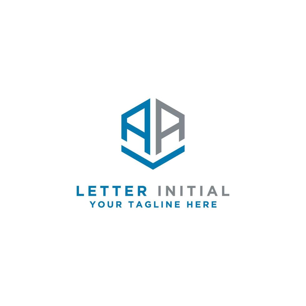 aa letra inicial ícone logotipo design monograma inspiração. - vetor