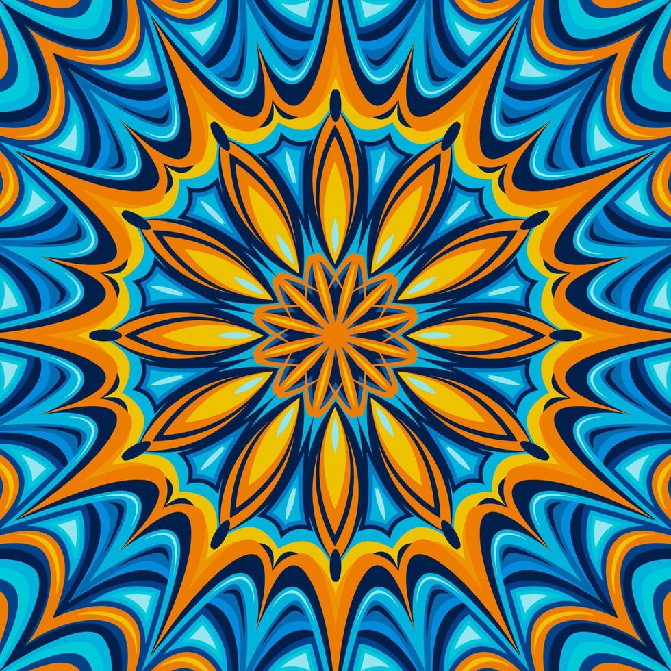 fundo de caleidoscópio fractal vetor