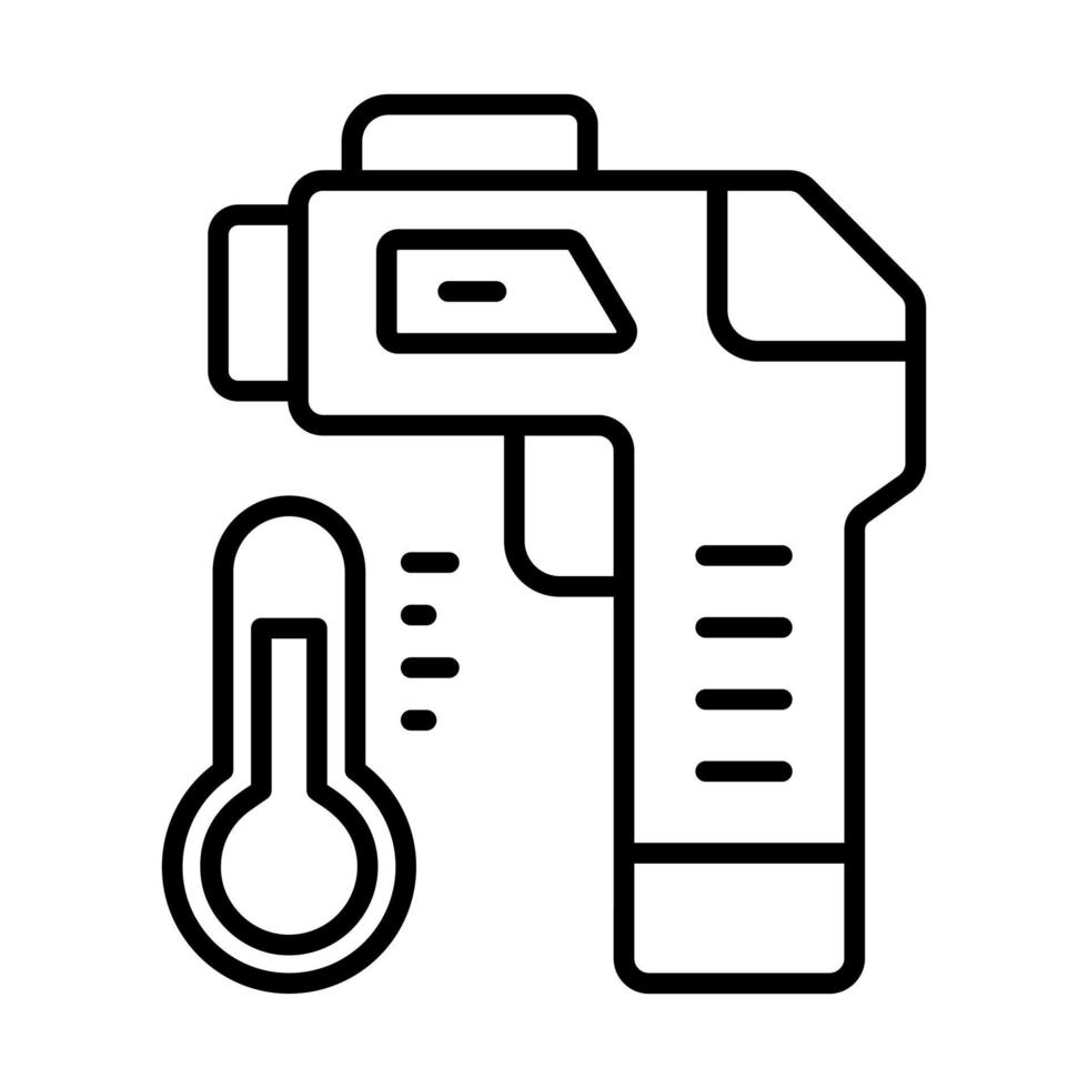 design de conceitos modernos de temperatura, ilustração vetorial vetor