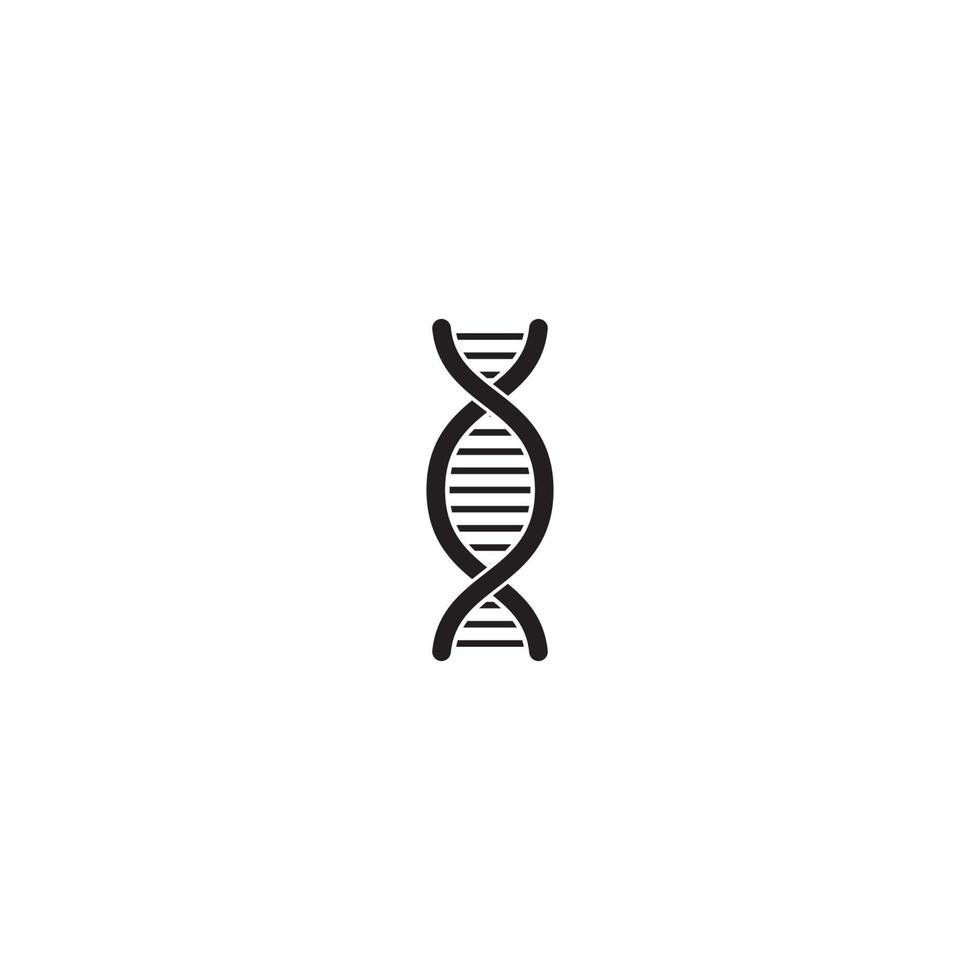 modelo de design de ilustração vetorial de ícone de dna vetor