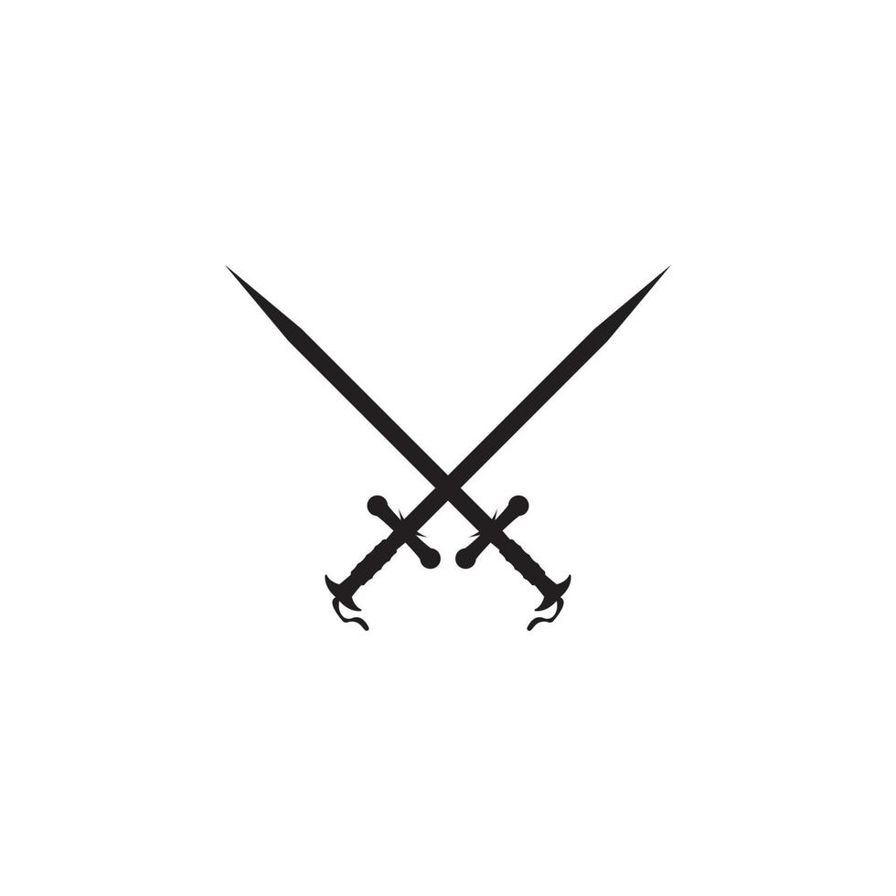 vetor de logotipo de espada