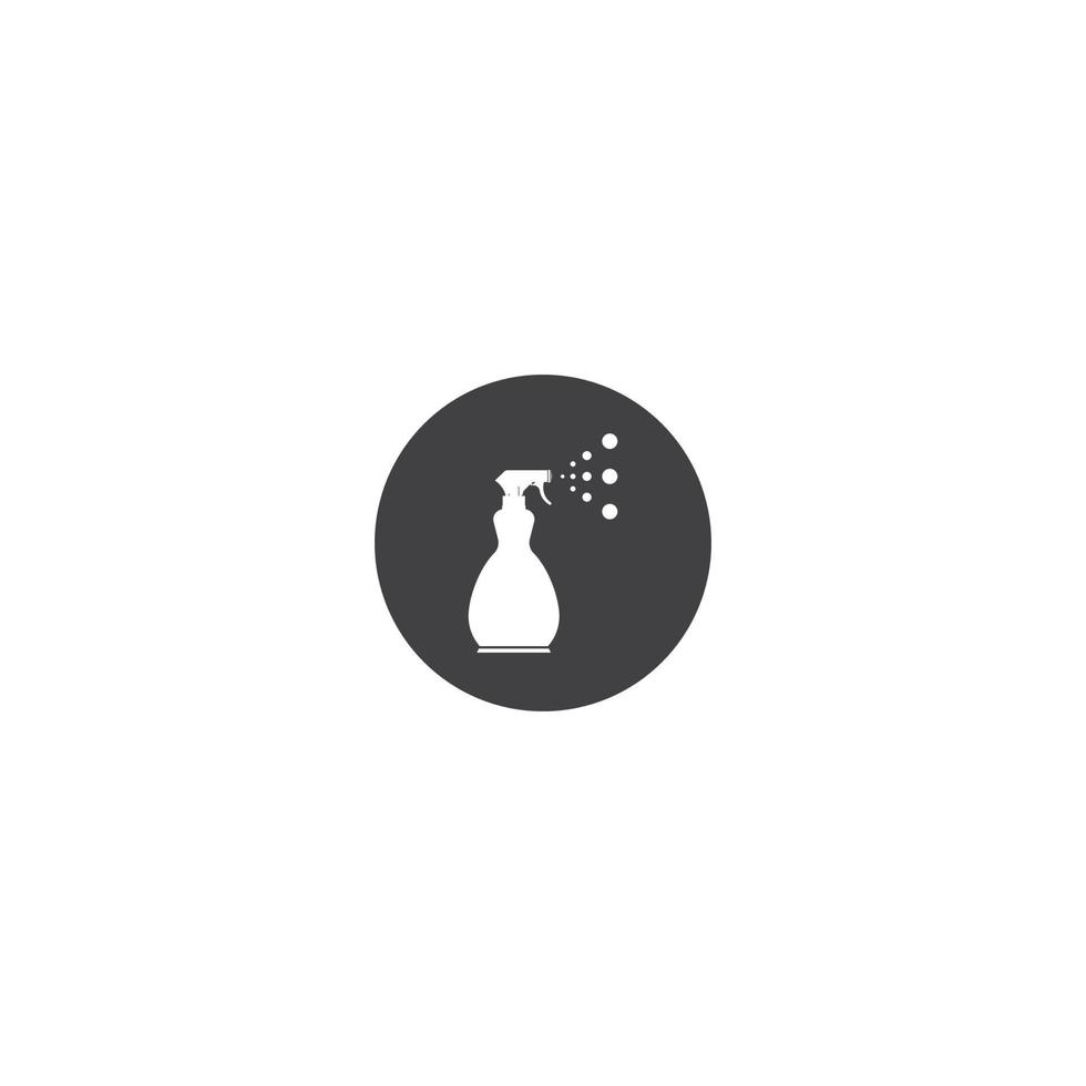 modelo de design de ilustração vetorial de ícone de garrafa de spray vetor