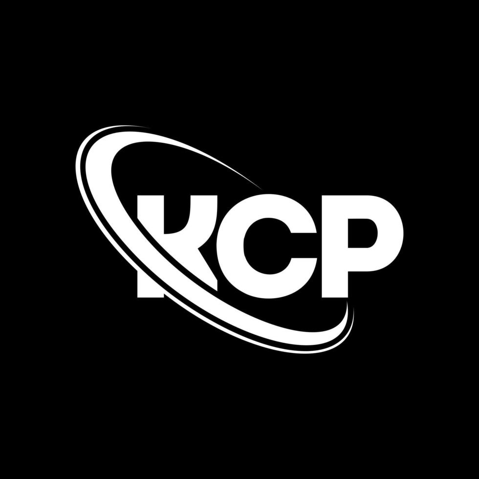 logotipo kcp. carta kp. design de logotipo de carta kcp. iniciais kcp logotipo ligado com círculo e logotipo monograma maiúsculo. tipografia kcp para marca de tecnologia, negócios e imóveis. vetor