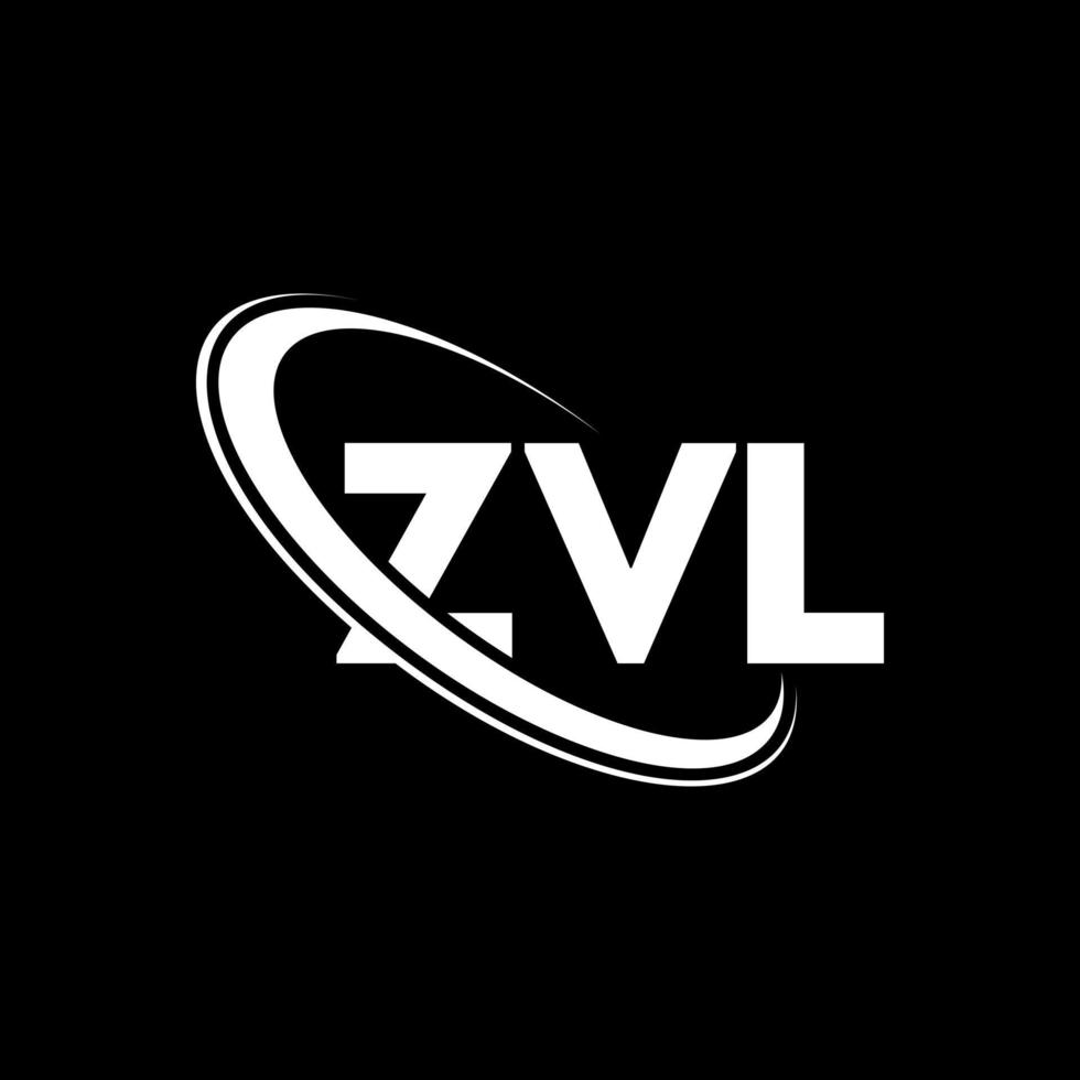 zvl logotipo. carta zvl. design de logotipo de letra zvl. iniciais zvl logotipo ligado com círculo e logotipo monograma maiúsculo. tipografia zvl para marca de tecnologia, negócios e imóveis. vetor