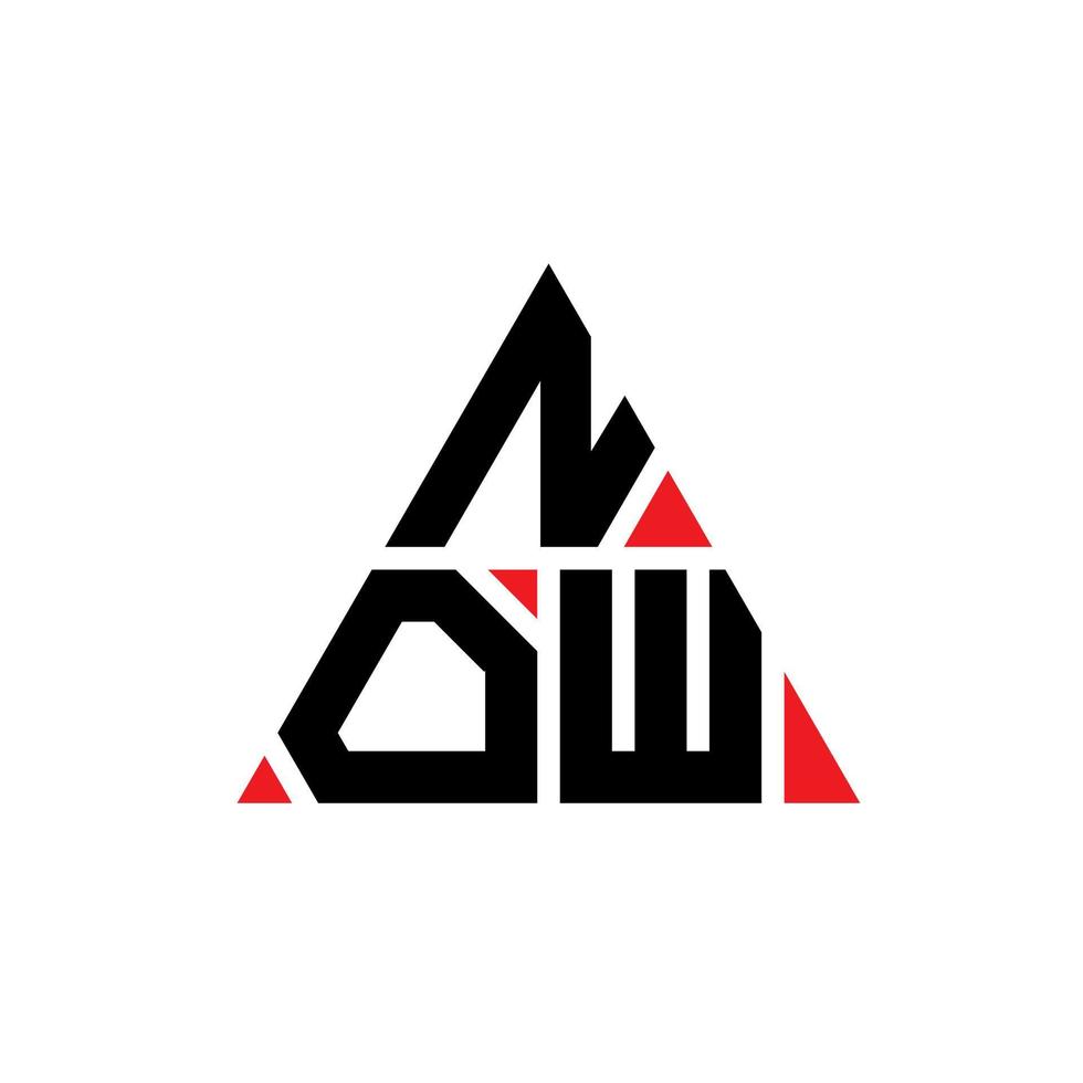 agora design de logotipo de letra de triângulo com forma de triângulo. agora monograma de design de logotipo de triângulo. agora modelo de logotipo de vetor triângulo com cor vermelha. agora logotipo triangular logotipo simples, elegante e luxuoso.