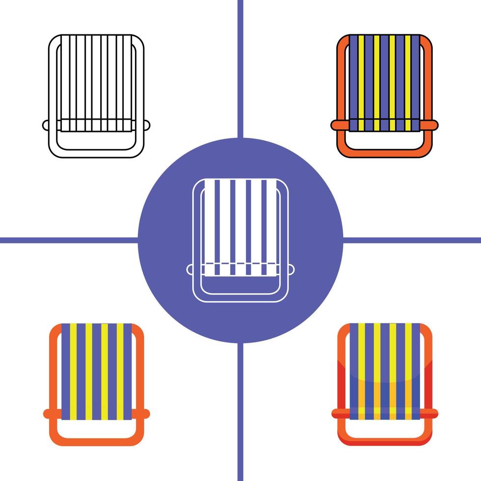 ilustração de arte vetorial de elemento de férias vetor