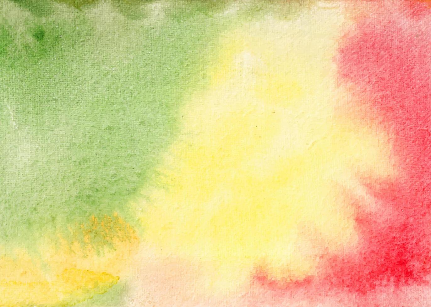 vetor de fundo de textura aquarela colorida artesanal, fundo abstrato artesanal colorido