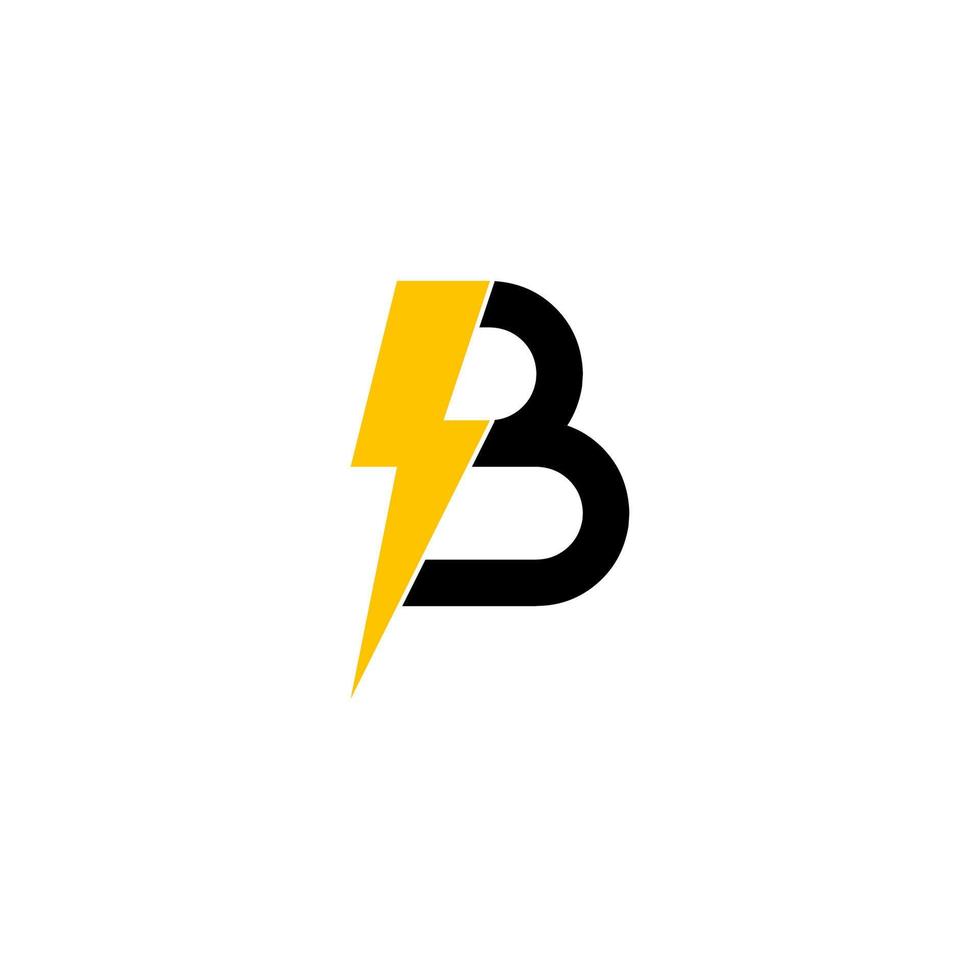 modelo de design de vetor de logotipo letra b