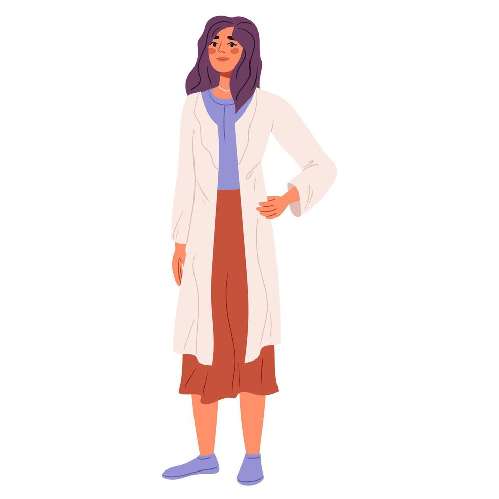 mulheres elegantes vestindo conjunto de roupas da moda. meninas em roupas de estilo moderno e moderno. mulheres em trajes formais, casuais e noturnos, looks. ilustrações vetoriais planas vetor