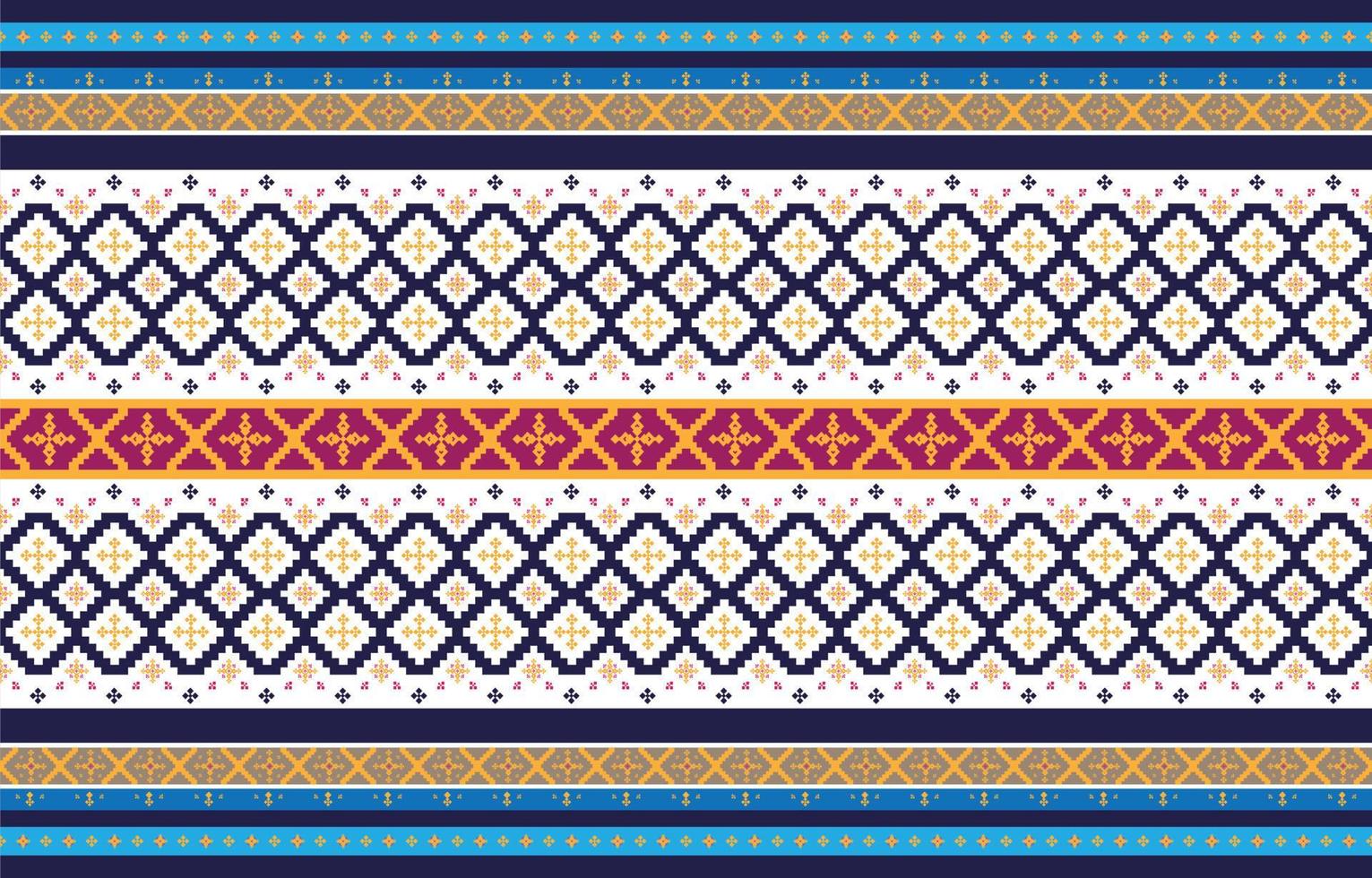 padrões geométricos e tribais abstratos, padrões de tecidos locais de design de uso, design inspirado em tribos indígenas. ilustração vetorial geométrica vetor