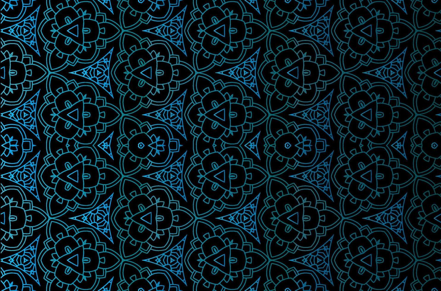 padrão de mandala abstrato vetor