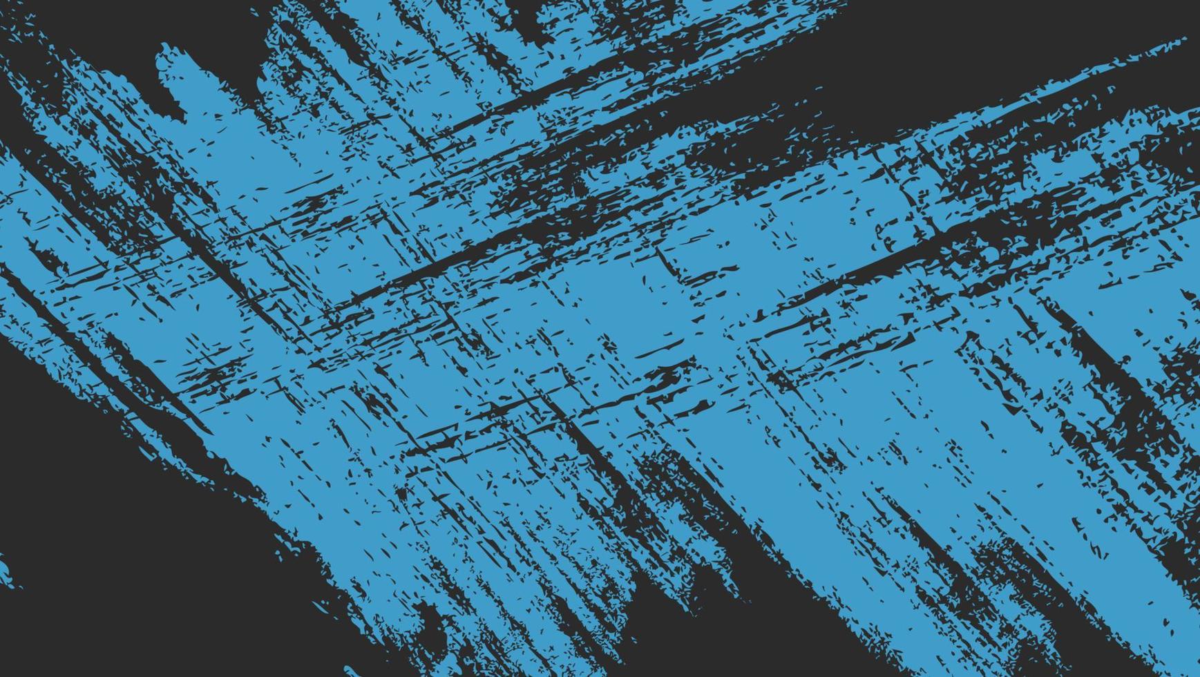 fundo de textura grunge azul e preto arranhão abstrato vetor