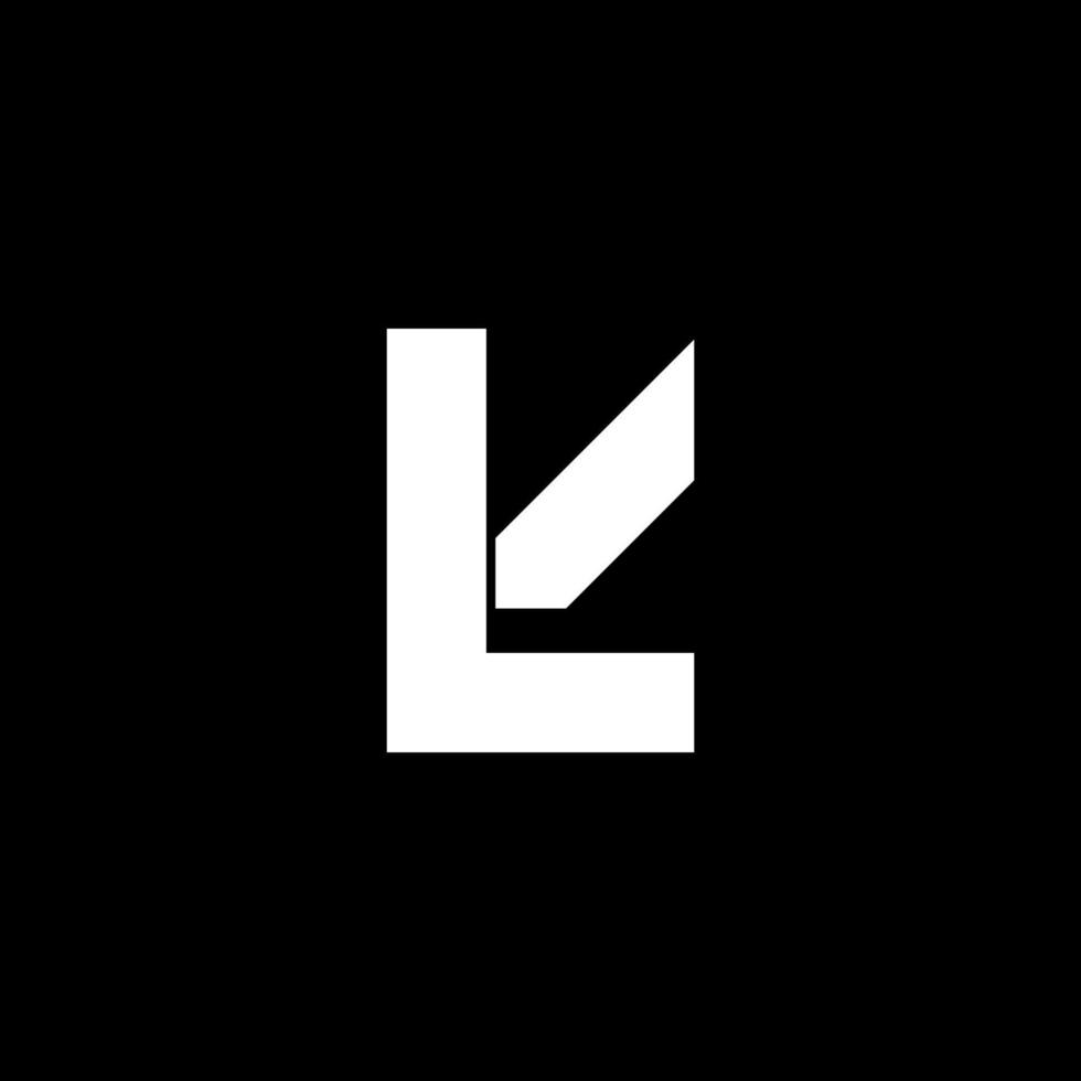 logotipo vetorial lk vetor