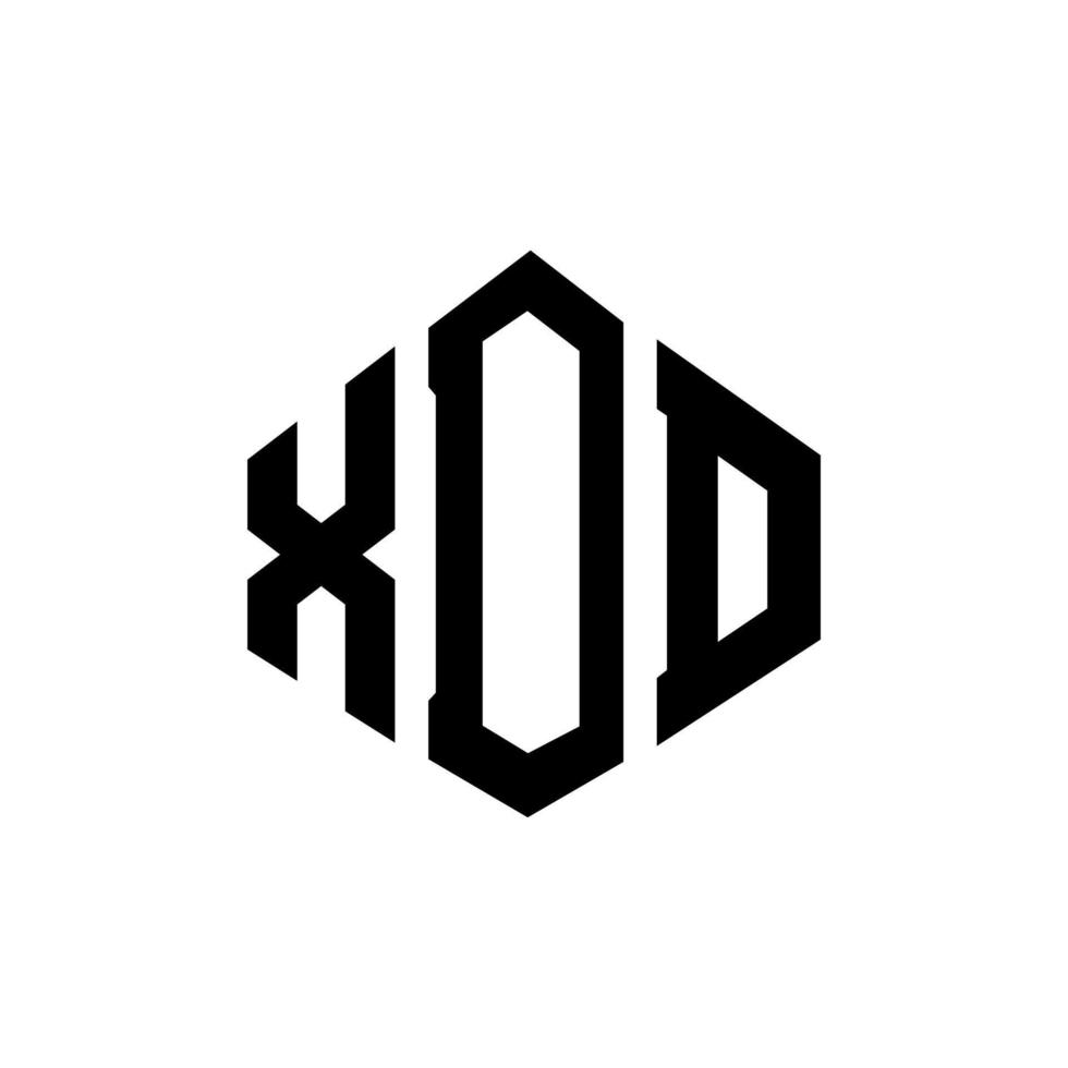 design de logotipo de letra xdd com forma de polígono. polígono xdd e design de logotipo em forma de cubo. xdd hexágono vector logotipo modelo cores brancas e pretas. xdd monograma, logotipo de negócios e imóveis.