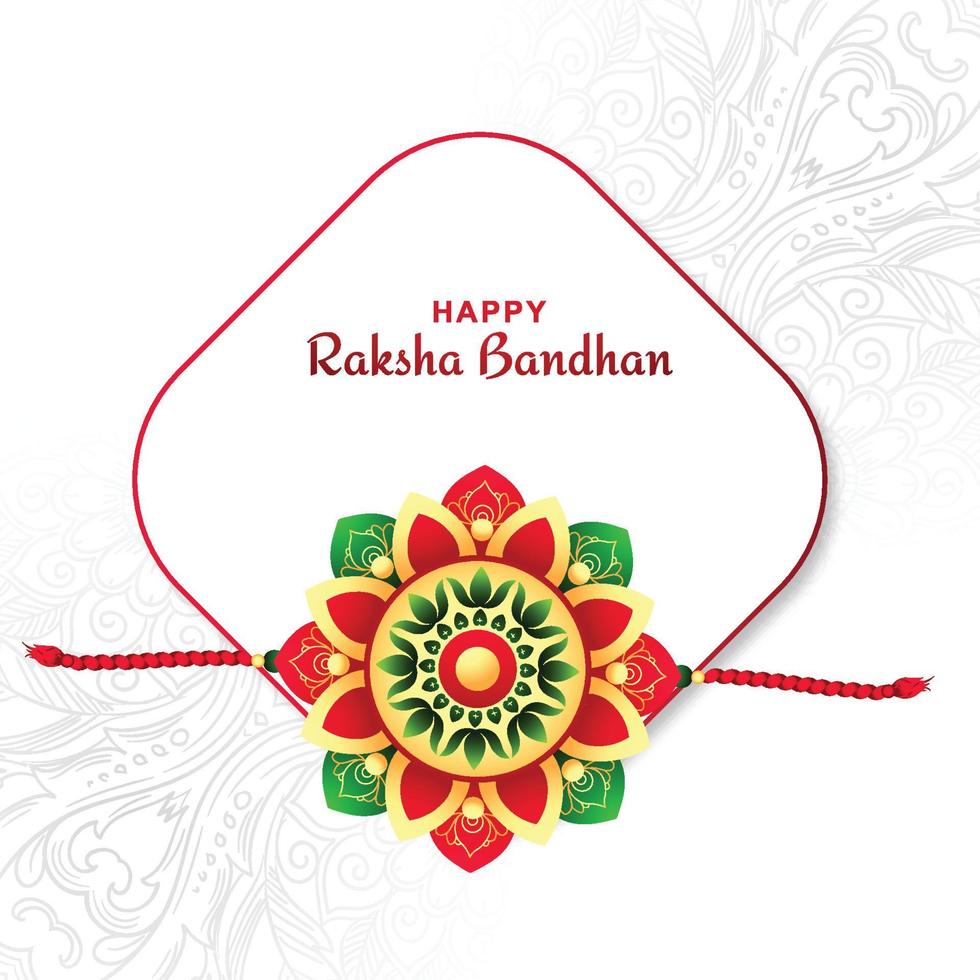 festival indiano raksha bandhan fundo decorativo colorido rakhi vetor