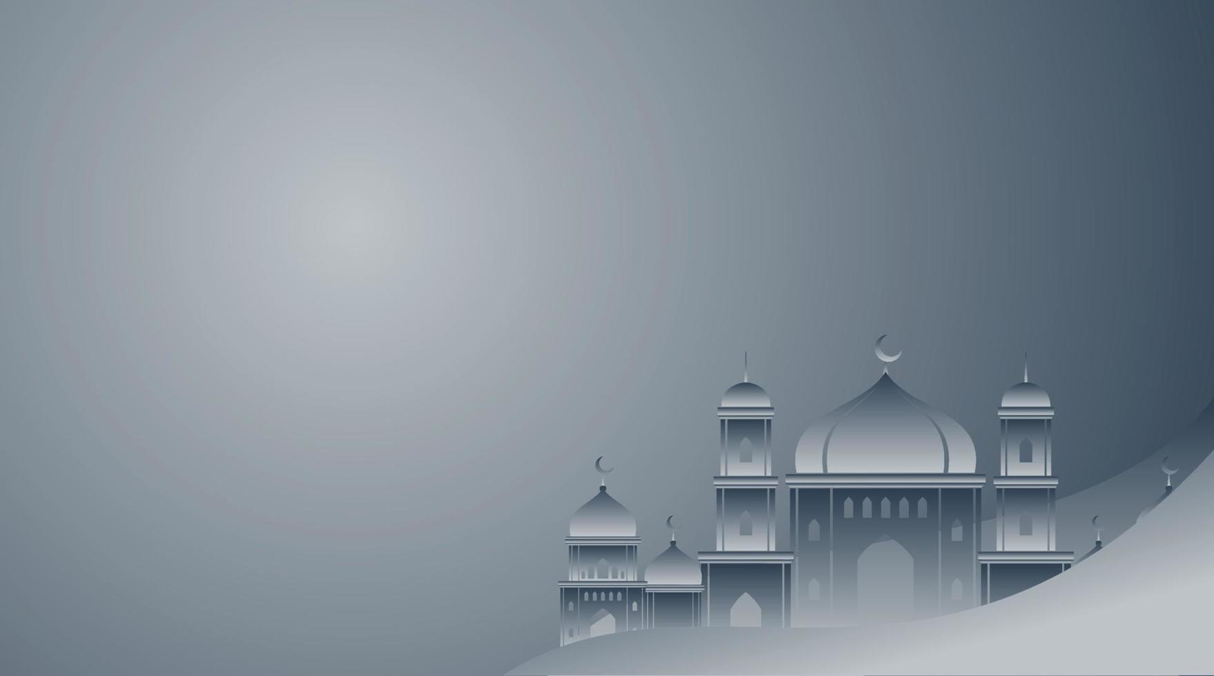 fundo islâmico. fundo de eid mubarak. fundo do Ramadã Kareem. vetor