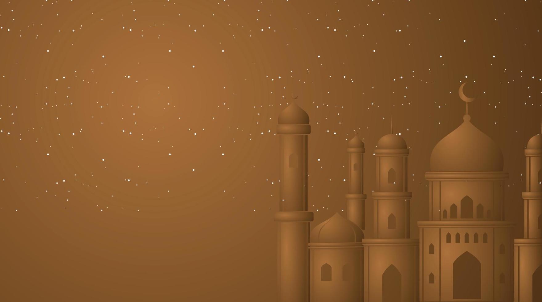 fundo islâmico. fundo de eid mubarak. fundo do Ramadã Kareem. vetor