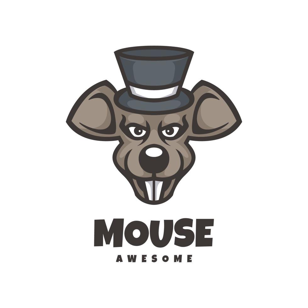 gráfico de ilustração vetorial de mouse, bom para design de logotipo vetor