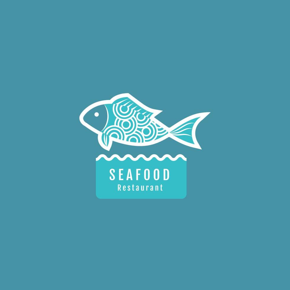 logotipo do restaurante, modelo de negócios de alimentos para vetor de design de marca