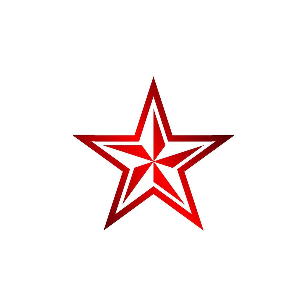 ícone de estrela. logotipo da estrela. ilustração em vetor estrela. símbolo de estrela.