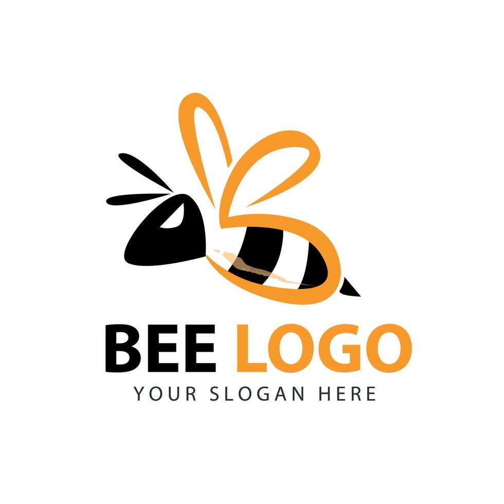 excelente vetor de design de mascote de abelha