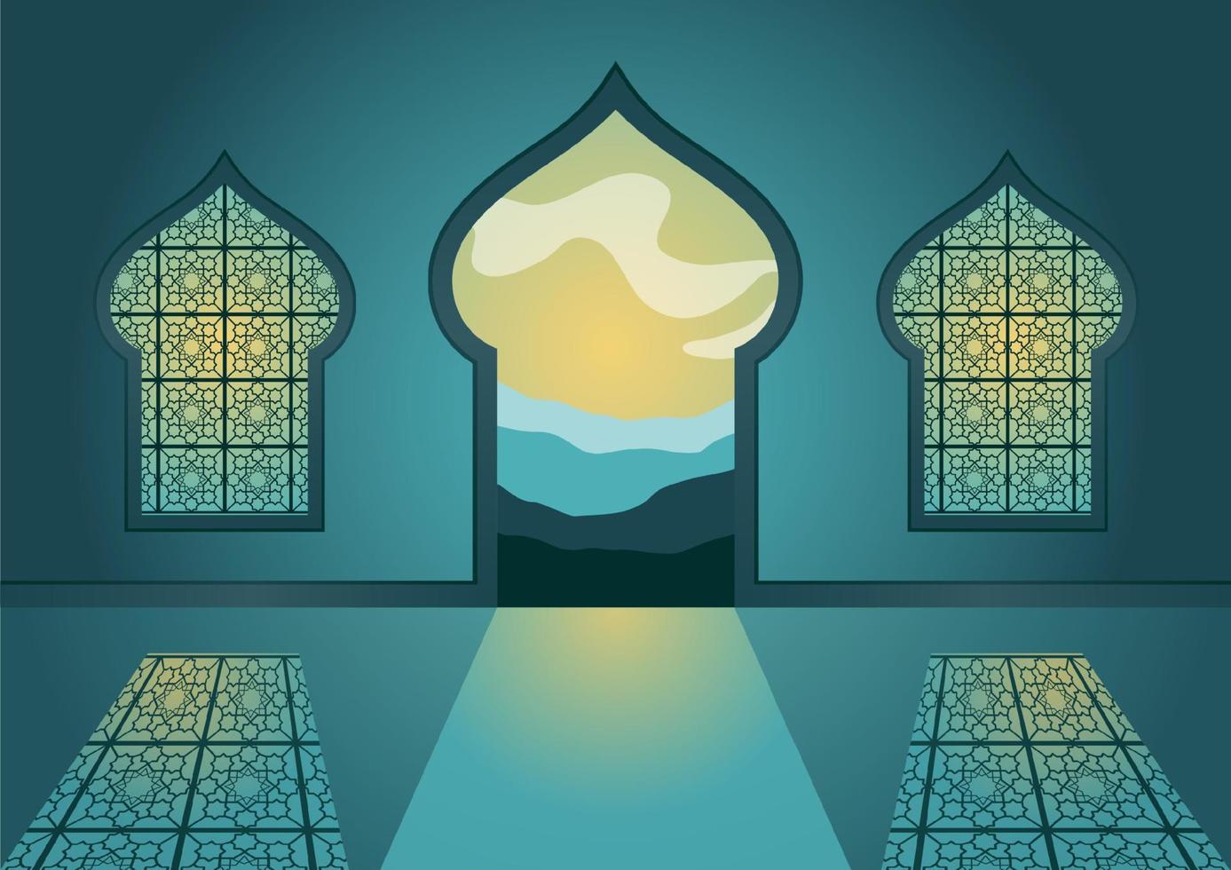 Feliz Ramadã Kareem vetor