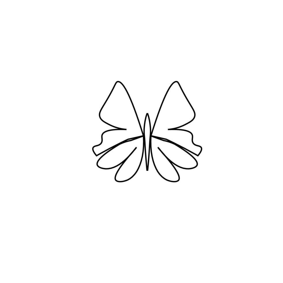vetor de ilustração de ícone de borboleta