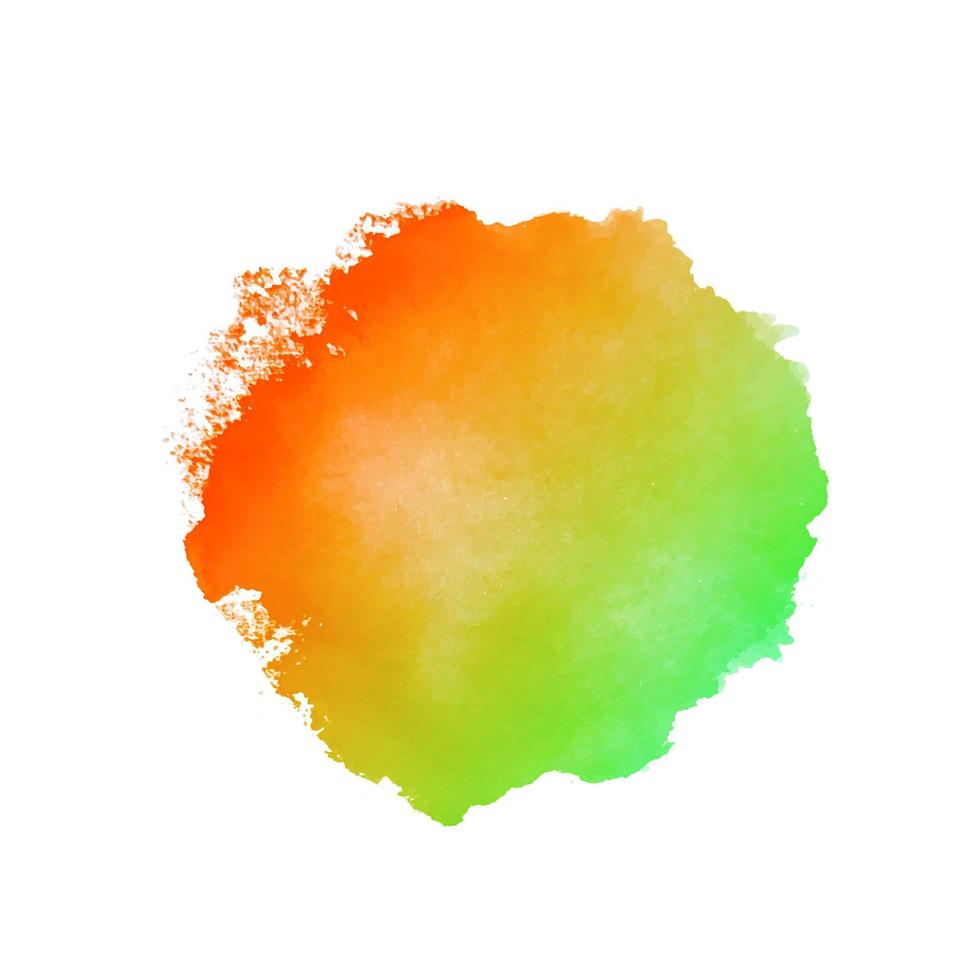 ilustração de design de respingo de tinta de cor de água colorida vetor