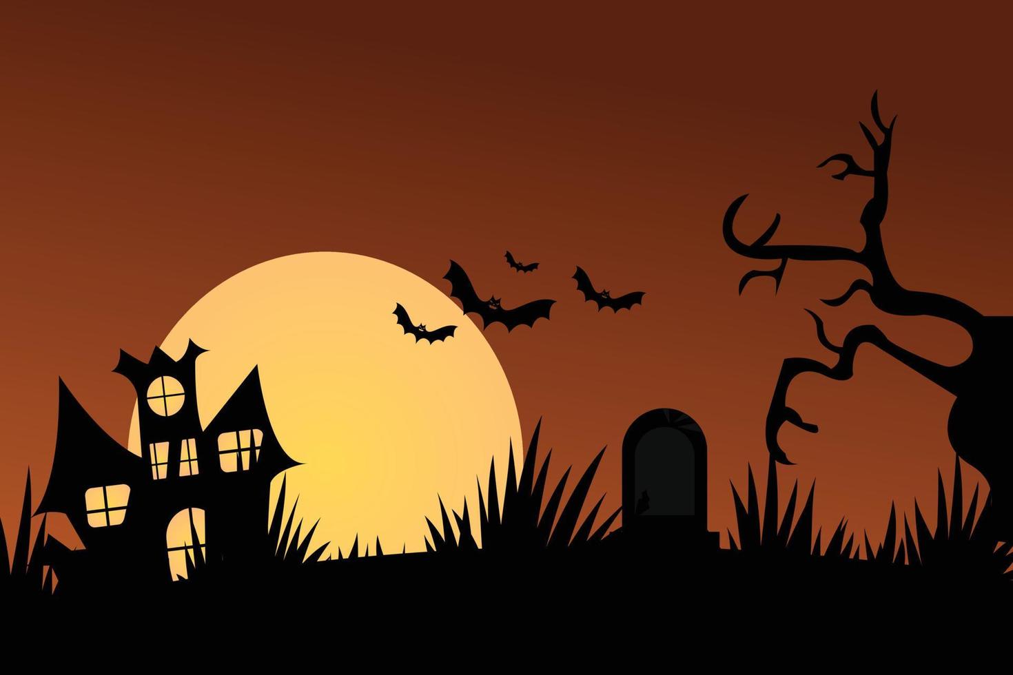 fundo de vetor de halloween