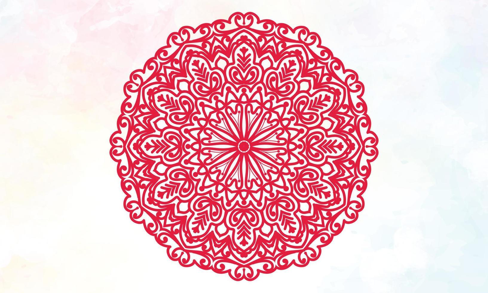 mandala padrão vector imprimir fundo design.abstract com ornamento.