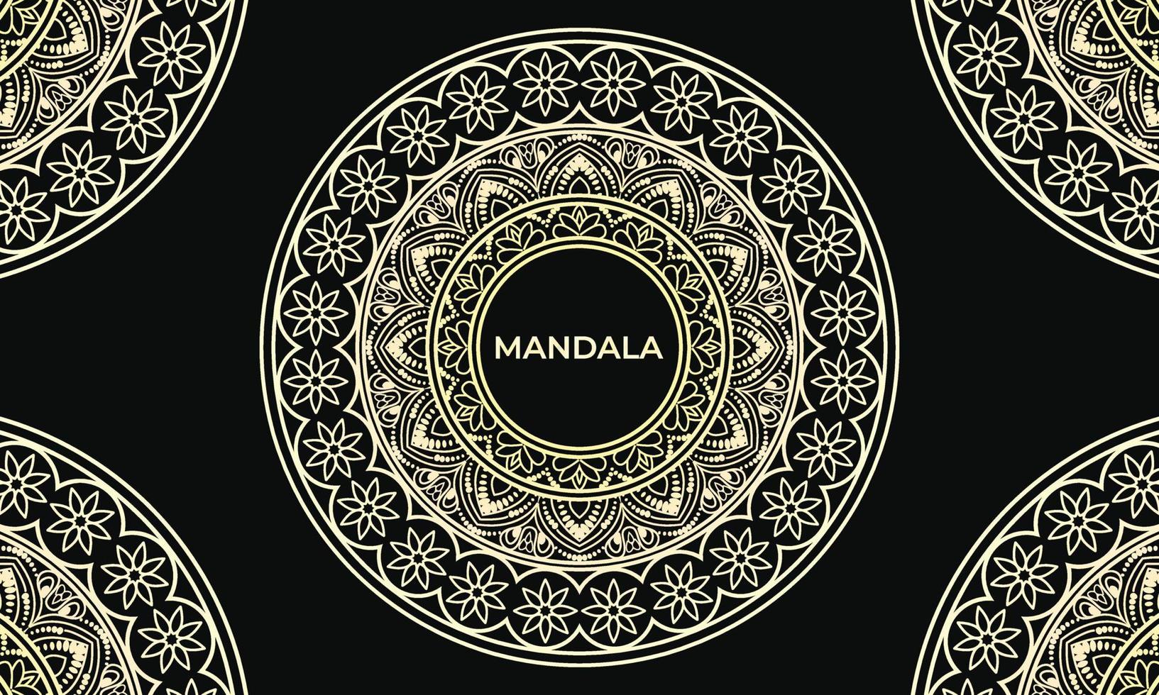 design de plano de fundo mandala colorida. projeto de mandala ornamental. design de padrão de mandala. vetor