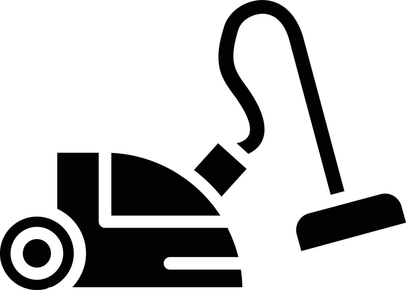 ícone de glifo de aspirador de pó vetor