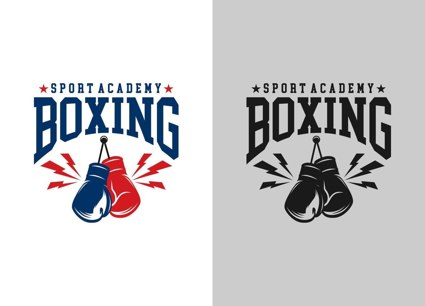 modelo de logotipo de boxe. elementos de design relacionados ao boxe para estampas, logotipos, cartazes. ilustração em vetor vintage. eps 10