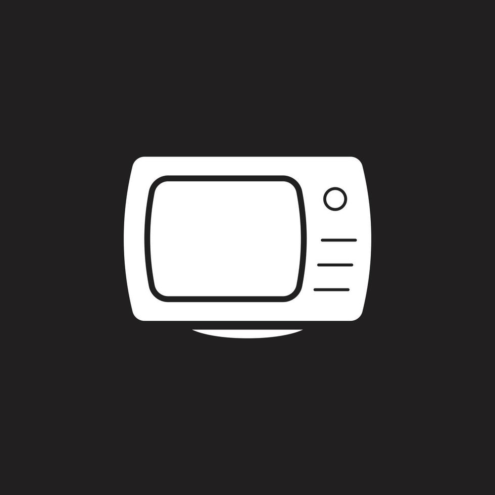 vetor de televisão para apresentação do ícone do símbolo do site