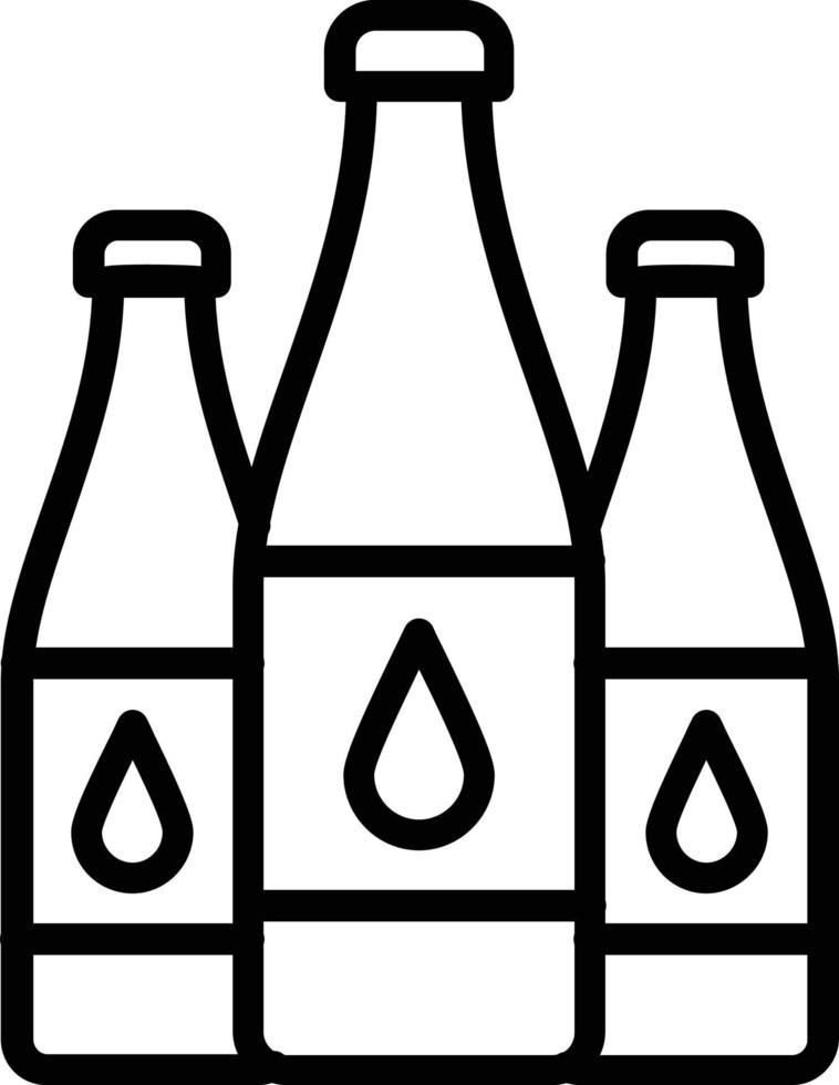 ícone de linha de vetor de azeite