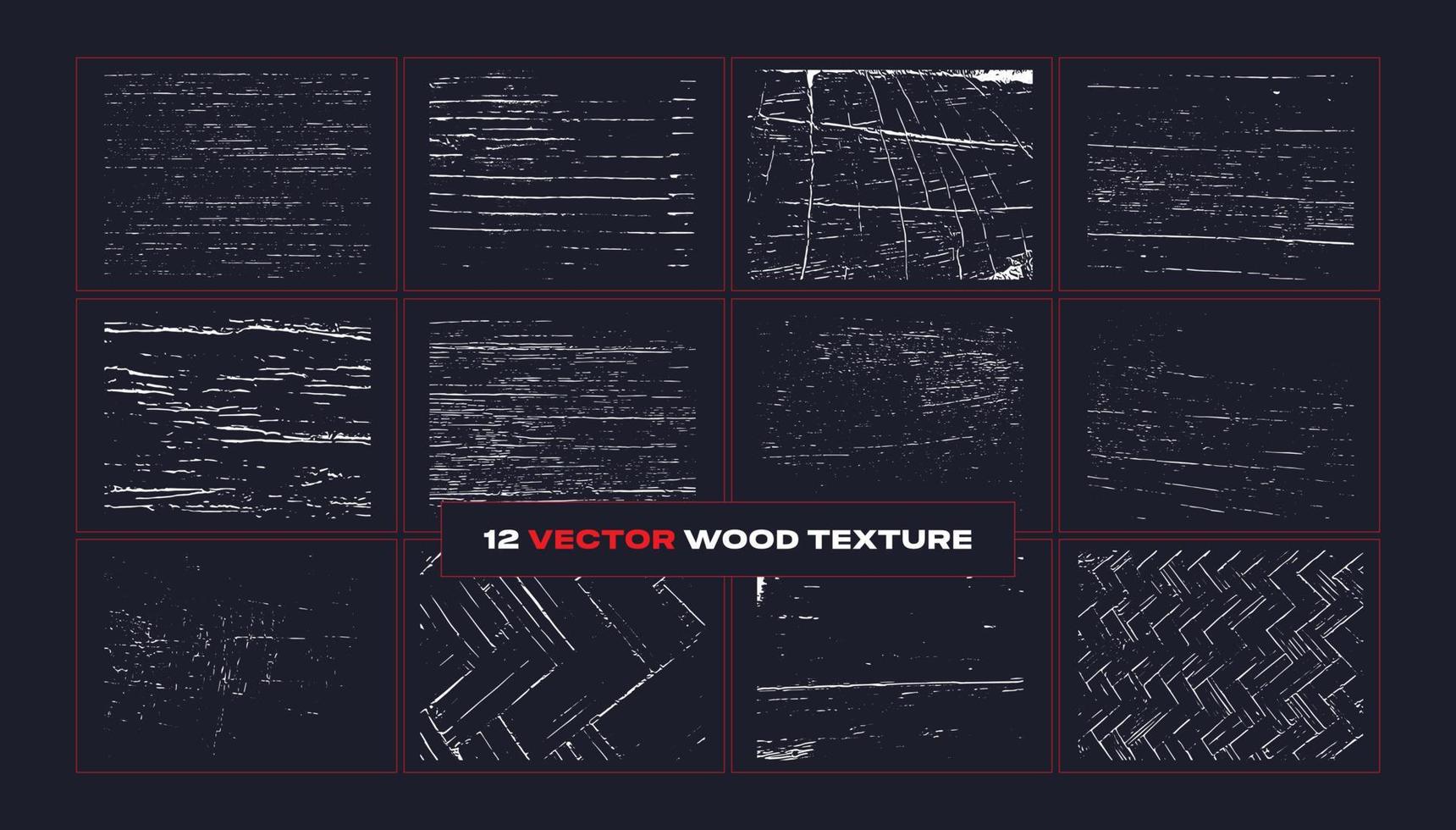 12 fundo de textura de vetor de estilo de madeira exclusivo