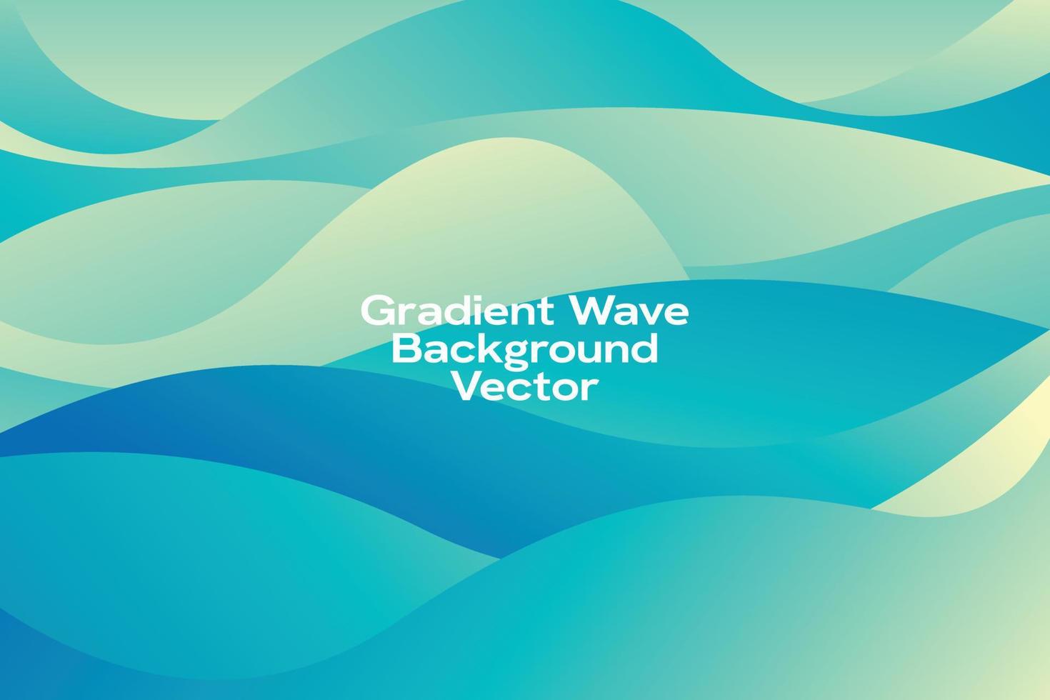 fundo de ilustração vetorial abstrato dinâmico de onda gradiente vetor