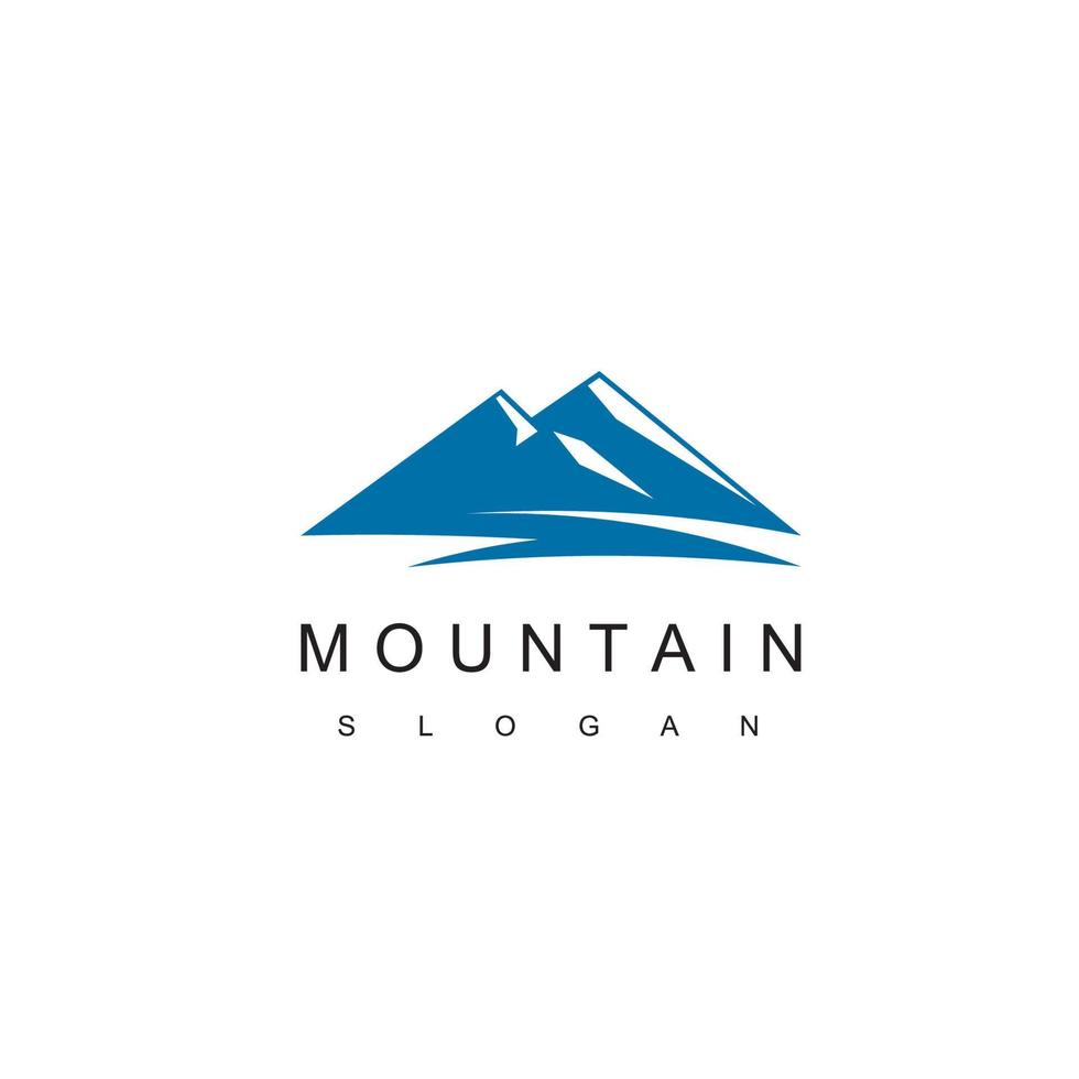 modelo de design de logotipo de montanha vetor