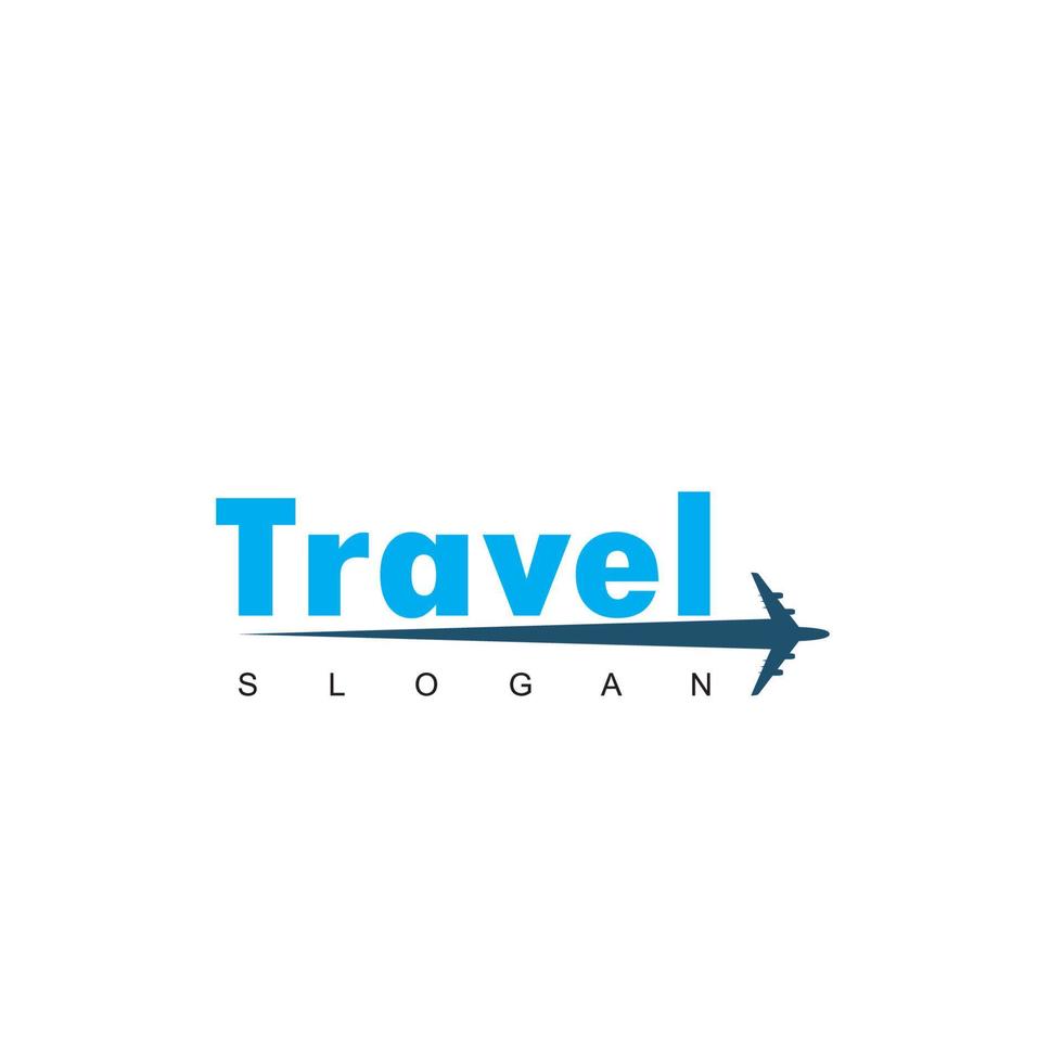 modelo de design de logotipo de agência de turismo e viagens vetor