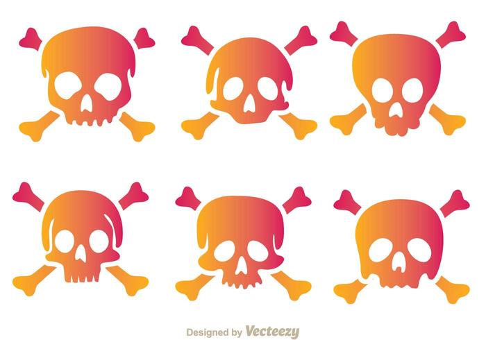 Crossbone Skull Vector icons