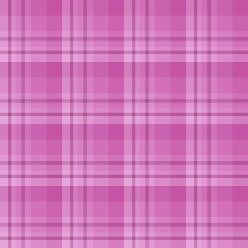 padrão sem costura em maravilhosas cores rosa brilhantes criativas para xadrez, tecido, têxtil, roupas, toalha de mesa e outras coisas. imagem vetorial. vetor