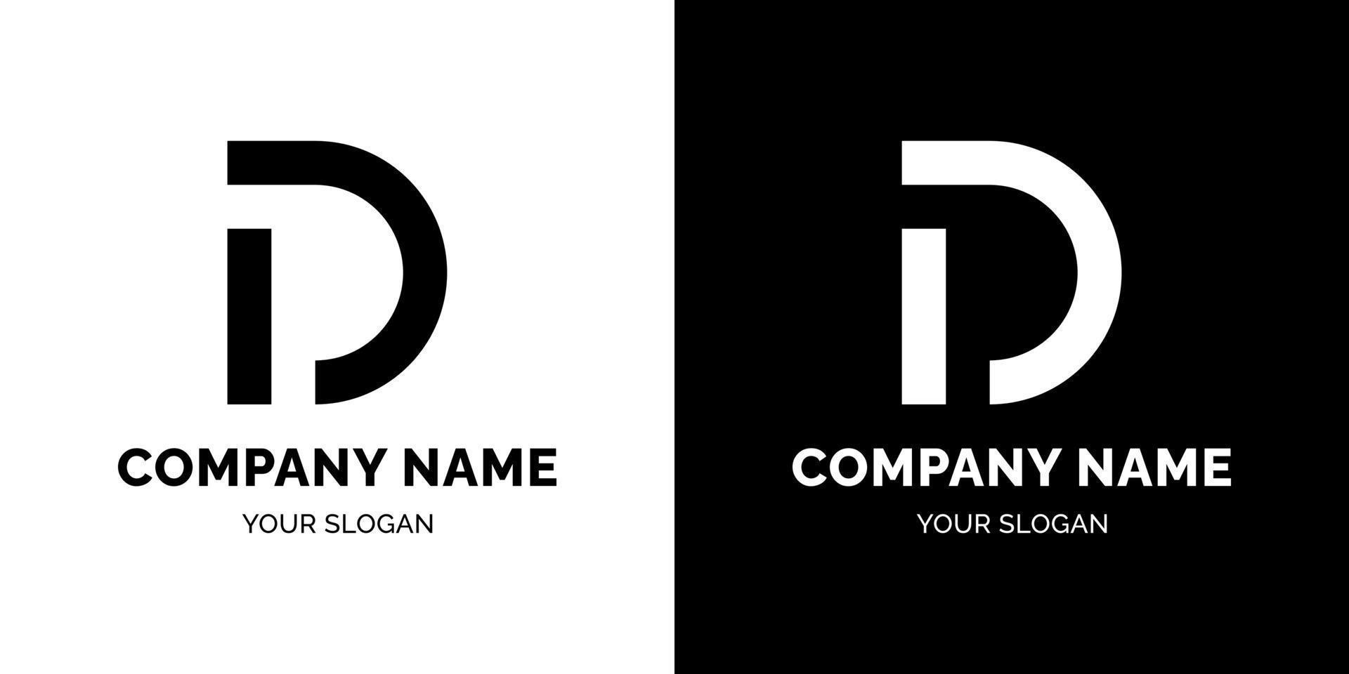design de logotipo abstrato e simples vetor