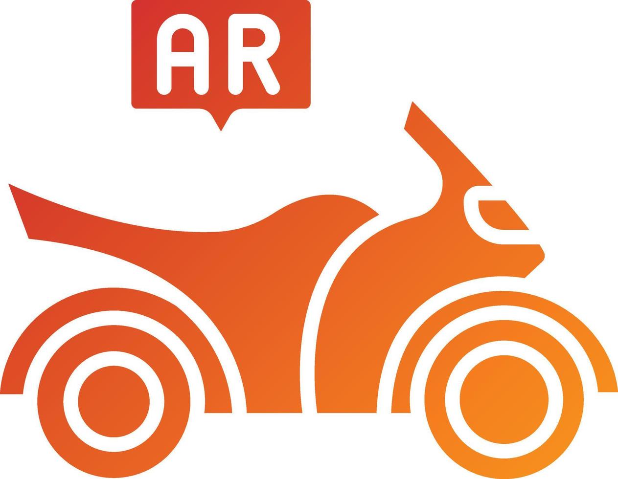 estilo de ícone de andar de moto ar vetor