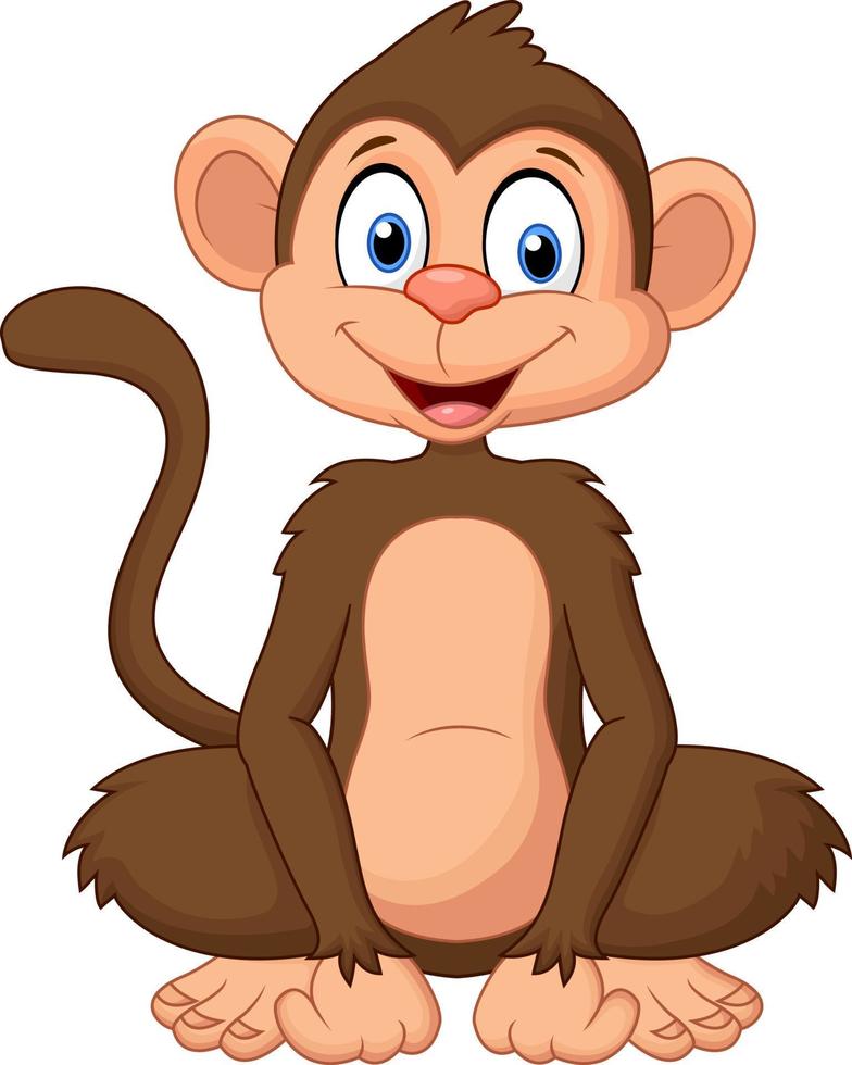 Macaco Desenho Animado Vetor EPS [download] - Designi