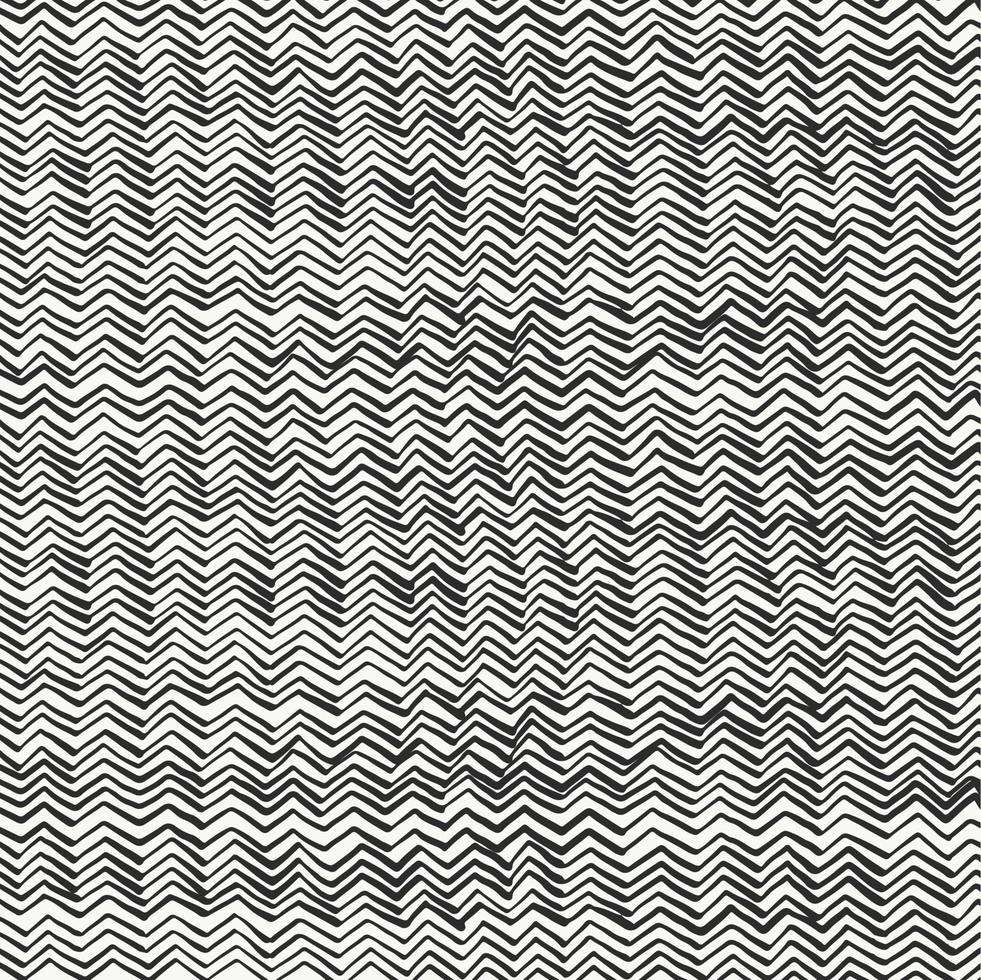 padrão geométrico de linha em ziguezague sem costura feito em fundo de cor preta, pano de fundo ou design de vetor abstrato de cartão de convite