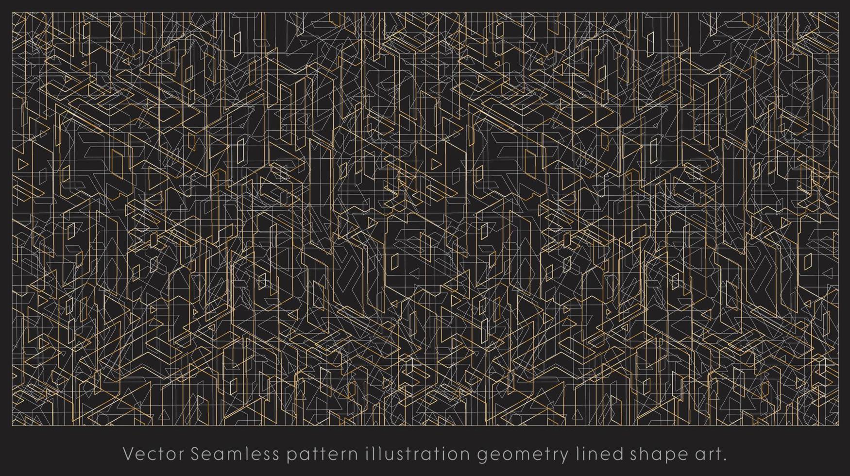 vetor sem costura ilustração padrão geometria alinhada forma arte