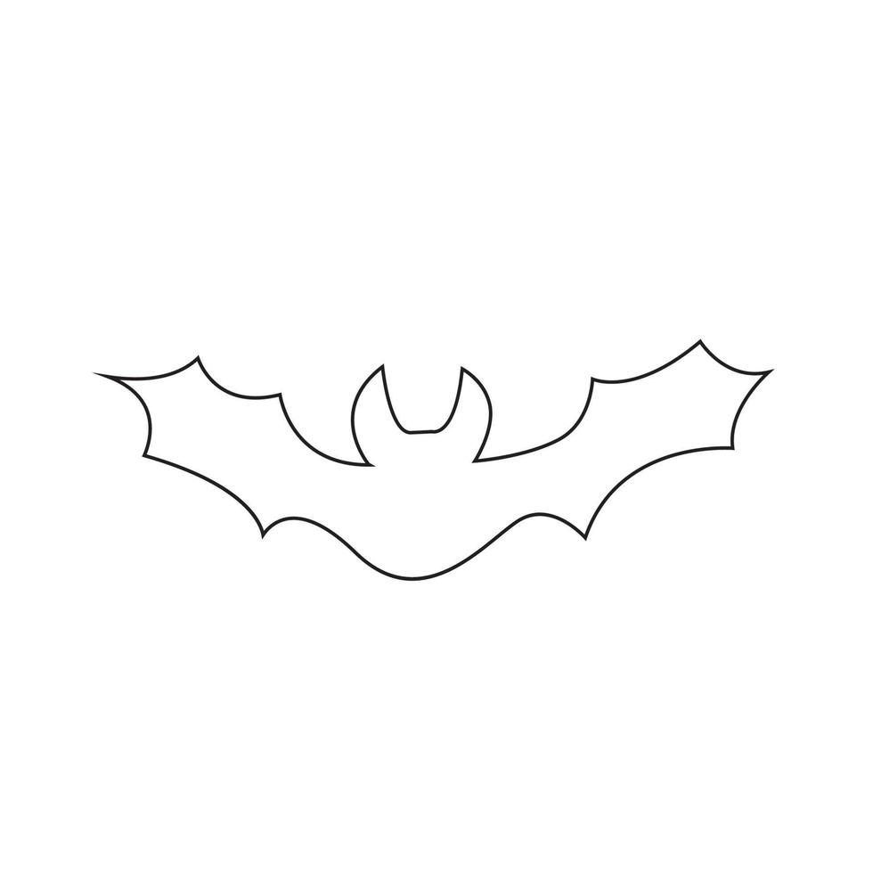 fundo de clipart de morcego de silhueta de halloween vetor