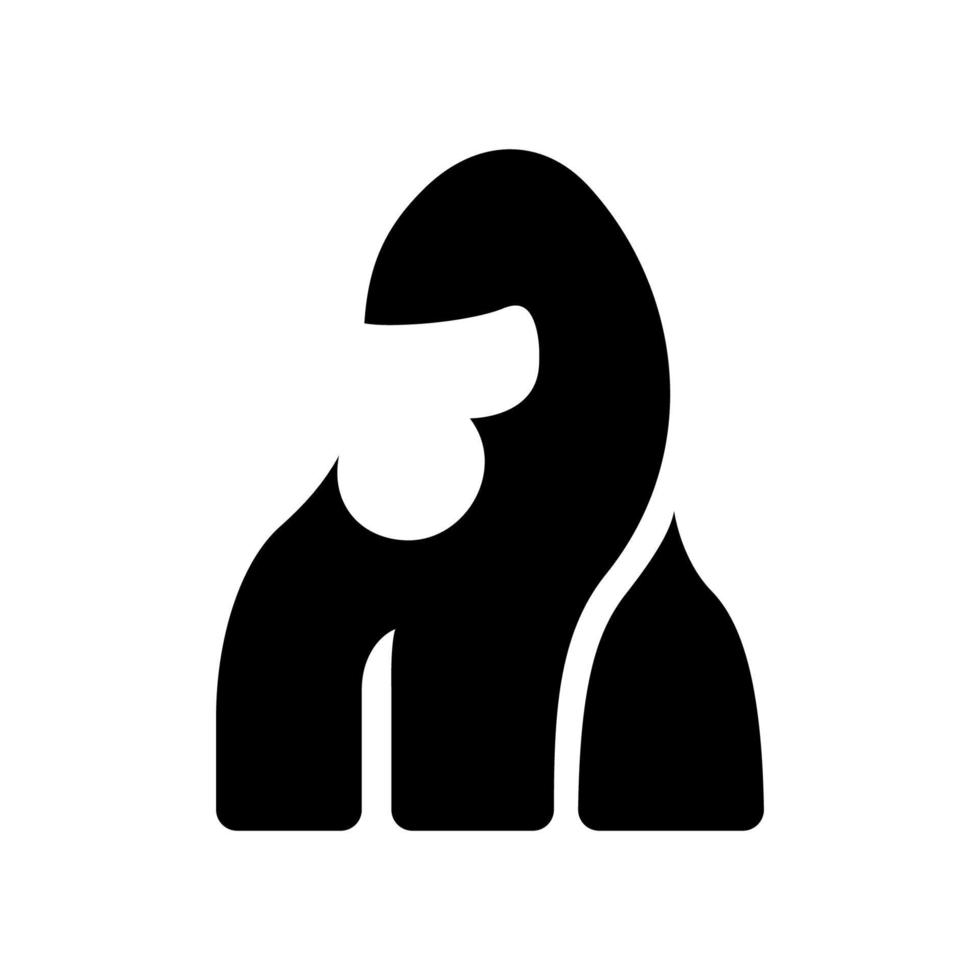 gorilas logotipo ícone símbolo vetor design gráfico