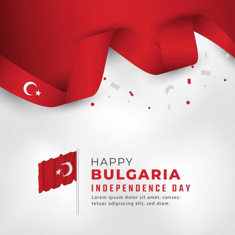 feliz dia da independência da Turquia 29 de outubro ilustração vetorial de celebração. modelo para cartaz, banner, publicidade, cartão de felicitações ou elemento de design de impressão vetor