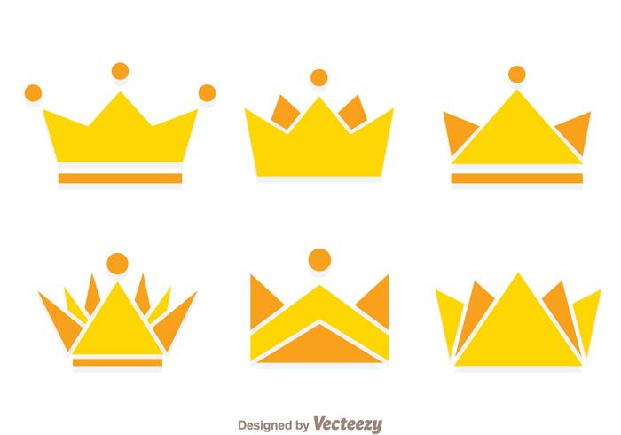 Vetores do logotipo da coroa